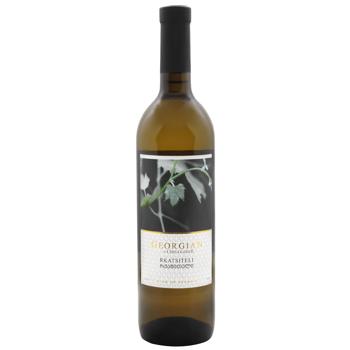 Вино Georgian by Chigogidze Ркацителі біле сухе 11,5% 0,75л