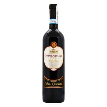 Вино Villa Cornaro Montepulciano Abruzzo красное сухое 12,5% 0,75л - купить, цены на За Раз - фото 1