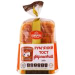 Хліб Рум'янець Рум'яний тост фірмовий половинка нарізаний 350г