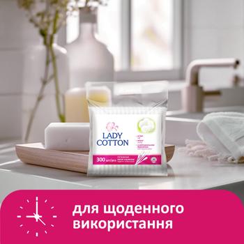 Палички ватні Lady Cotton в поліетиленовому пакеті 300шт - купити, ціни на - фото 4