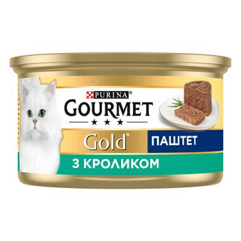 Корм вологий Gourmet Gold з кроликом для дорослих котів 85г - купити, ціни на MasterZoo - фото 4