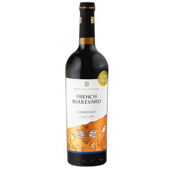 French Boulevard Cabernet Select Red Dry Wine 9.5-14% 0.75l - buy, prices for ULTRAMARKET - photo 1
