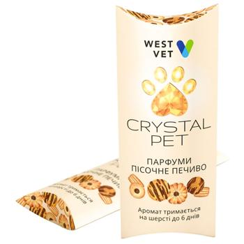Парфуми для собак та котів West Vet Crystal Pet 5 мл - пісочне печиво