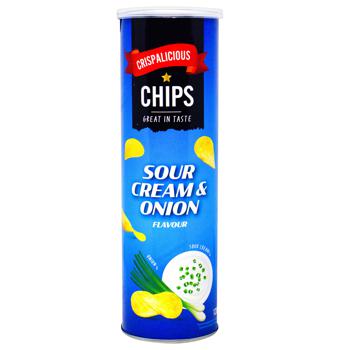 Becky's with Sour Cream & Onion Flavour Potato Chips 120g - buy, prices for METRO - photo 1