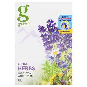 G`tea! Alpine Herbs Green Tea 75g - buy, prices for NOVUS - photo 2