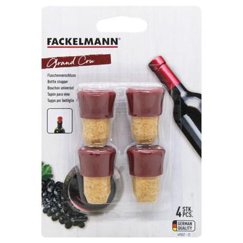 Fackelmann Bottle stopper 4pcs - buy, prices for MegaMarket - photo 1