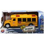 One Two Fun School Bus Toy Car with Light and Sound 1:14