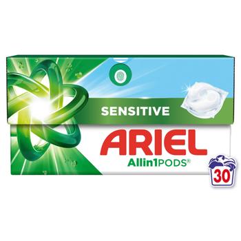 Ariel Pods All-in-1 Sensitive Washing Capsules 30pcs - buy, prices for Auchan - photo 2