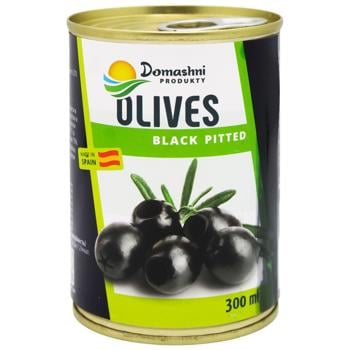 Domashni Produkty Pitted Black Olives 300ml
