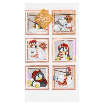 Luxy Mini Snow Fun 3-ply Table Napkins 33x33cm 10pcs - buy, prices for NOVUS - photo 1