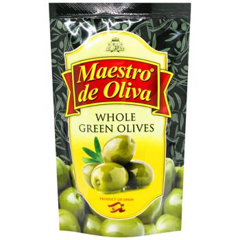 Оливки Maestro de Oliva з кісточкою 190г