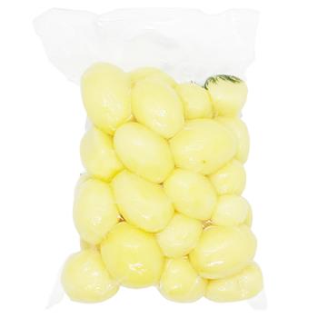 Картофель чищенный с чесноком и укропом 1кг - купить, цены на КОСМОС - фото 1