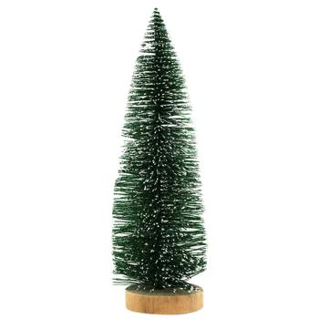 Green Glitter with White Decorative Christmas Trees 8*32cm - buy, prices for MegaMarket - photo 1