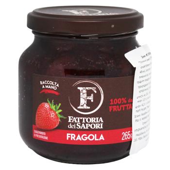 Джем Fattoria dei Sapori полуничний 265г - купити, ціни на КОСМОС - фото 1