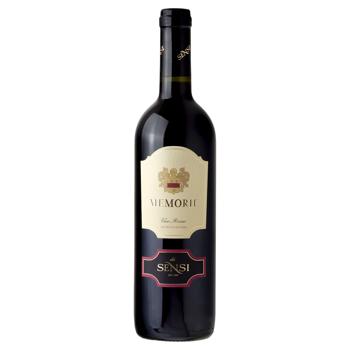 Sensi Memorie Rosso Wine Red Dry 12.5% 0.75l - buy, prices for EKO Market - photo 1