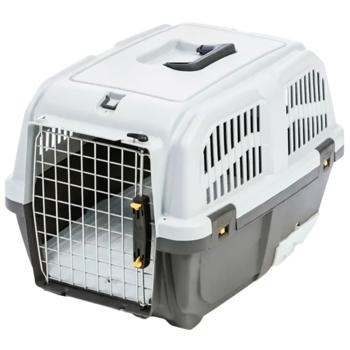 Контейнер-переноска MPS Skudo 3 Cat 7 для кошек 60x40x39см серый - купить, цены на MasterZoo - фото 1