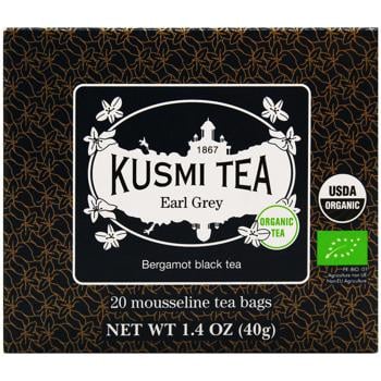 Чай чорний Kusmi Tea Ерл Грей органічний 2г*20шт - купити, ціни на КОСМОС - фото 2
