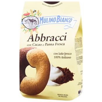 Mulino Bianco Abbracci Cookie with Cocoa and Cream 350g