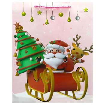 Пакет бумажный Angel Gifts Новогодний 26*32*10см - купить, цены на За Раз - фото 3