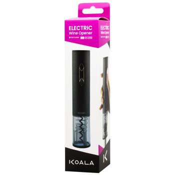 Koala 2in1 Black Electric Corkscrew with Batteries - buy, prices for WINETIME - photo 1