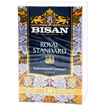 Чай чорний Bisan Королівський cтандарт 100г - купити, ціни на Auchan - фото 1