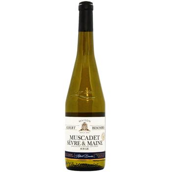Вино A. Besombes Muscadet Sevre и Maine Sur Lie сухое белое 12% 0,75л