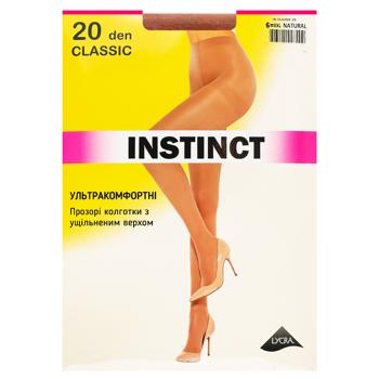 Колготи жіночі Instinct Classic 20 Den р.6 natural - купити, ціни на КОСМОС - фото 1