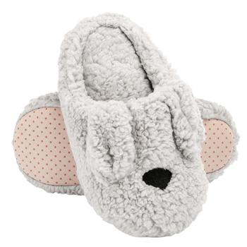 Капці домашні жіночі HS-LUX напiвчешки ANIMALS dog сірий р.36-37 Twins, пара - buy, prices for Ideal - photo 1
