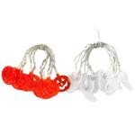 Actuel Pumpkin/Ghost 10LED Garland