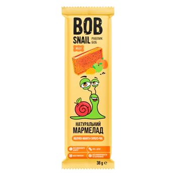 Bob Snail Apple-Mango-Pumpkin-Chia Sugar-Free Natural Marmalade 38g - buy, prices for Torba - photo 1
