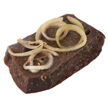 Chilled Beef Liver Steak with Onions