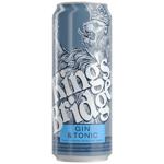 Напій слабоалкогольний Kings Bridge Gin&Tonic з/б 7% 0,5л