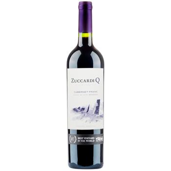 Вино Zuccardi Q Cabernet Franc красное сухое 14% 0,75л - купить, цены на WINETIME - фото 1