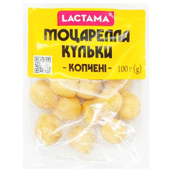Lactama Mozzarella Balls Smoked Cheese 100g - buy, prices for Tavria V - photo 1