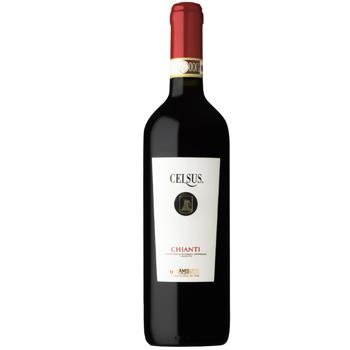 Вино Celsus Trambusti Chianti красное сухое 0,75л - купить, цены на Auchan - фото 1