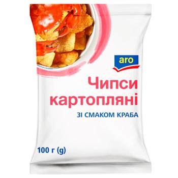 Чипси Aro картопляні зі смаком краба 100г - купити, ціни на - фото 2