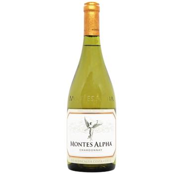 Вино Montes Alpha Chardonnay белое сухое 14,5% 0,75л