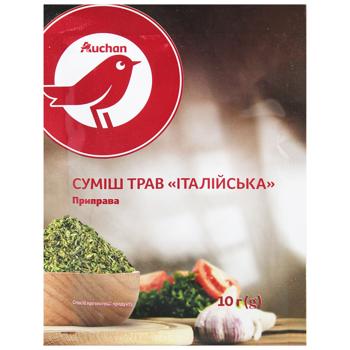 Суміш трав Auchan італійська 10г - купити, ціни на Auchan - фото 1