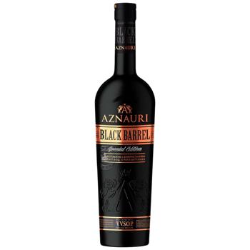 Бренді Aznauri Black Barrel V.V.S.O.P. 5 років 40% 0,7л - купити, ціни на ЕКО Маркет - фото 1