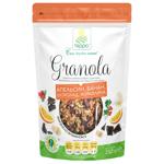 Terra Granola with candied oranges, banana chips, dark chocolate and cranberry 250g