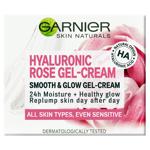 Гель-крем для обличчя Garnier Skin Naturals Зволожуючий гіалуроновий з трояндовою водою 50мл