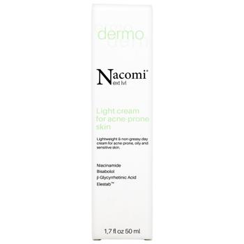 Nacomi Light for Acne-Prone Skin Facial Cream-Gel 50ml - buy, prices for MegaMarket - photo 3
