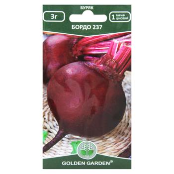 Насіння Golden Garden Буряк Бордо 237 3г