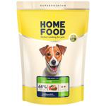 Home Food Dry Food with Lamb and Rice for Active Dogs of Small Breeds 1.6kg