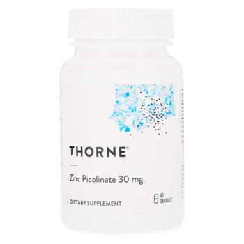 Thorne Research Zinc Picolinate 30mg 60 capsules - buy, prices for Biotus - photo 1