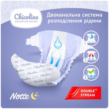 Chicolino Night 4 Baby Diapers 7-14kg 40pcs - buy, prices for Vostorg - photo 4