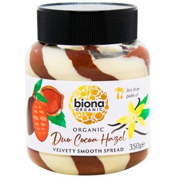 Паста Biona Organic Duo шоколадно-горіхова 350г