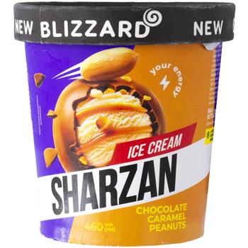 Мороженое Blizzard Sharzan шоколад-карамель-арахис 340г - купить, цены на Эпицентр FOOD - фото 1