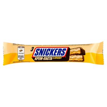 Батончик Snickers Creamy Peanut Butter с арахисовым маслом 54,75г - купить, цены на КОСМОС - фото 1