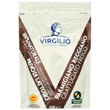 Virgilio Parmigiano Reggiano Grated Cheese 32% 100g - buy, prices for Auchan - photo 1